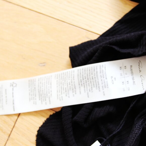 BNWT SS25 RICK OWENS "HOLLYWOOD" BASIC RIB TANK BLK XS & S - Picture 9 of 14